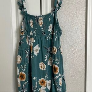 Torrid Teal and White Knit Top